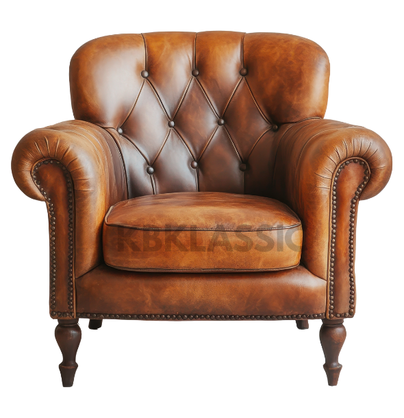 leather one seater